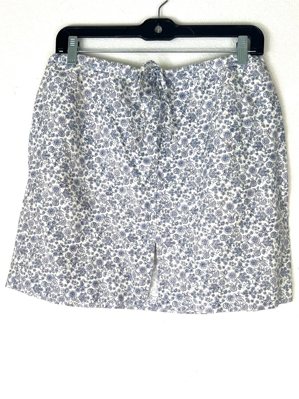 Esprit Vintage Linen Cotton Short Floral Skirt 13/14 Large